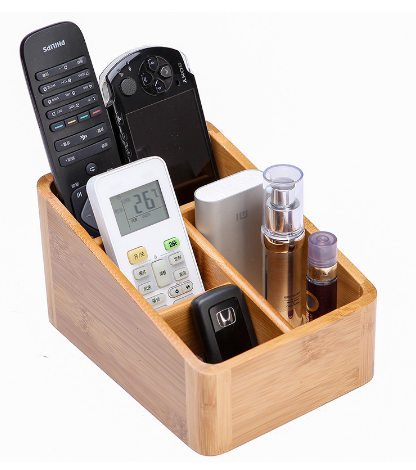 Organize in Style: Remote Control Desktop Storage Box