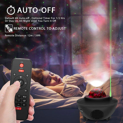 Starry Night Bluetooth Projector: Music, Waves, and LED Magic