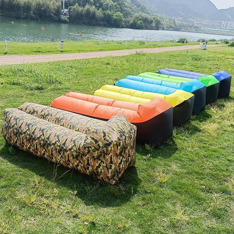 High-Quality Sleeping Bag and Lazy Bag Fast-Inflatable Outdoor Sofa Bed