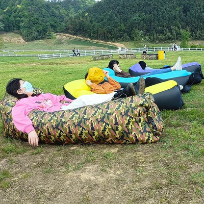 High-Quality Sleeping Bag and Lazy Bag Fast-Inflatable Outdoor Sofa Bed