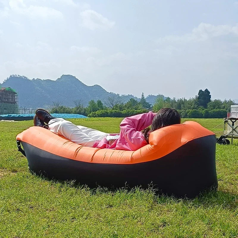 High-Quality Sleeping Bag and Lazy Bag Fast-Inflatable Outdoor Sofa Bed