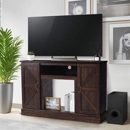 Antique-Style Wooden TV Cabinet – Vintage Living Room Furniture