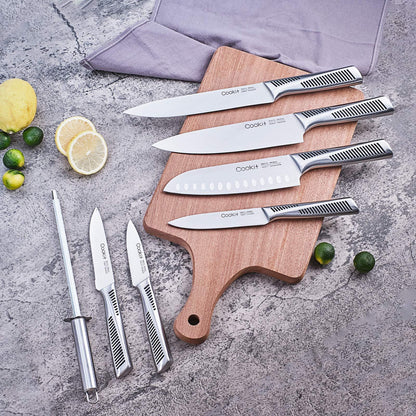 15-Piece German Stainless Steel Kitchen Knife Set